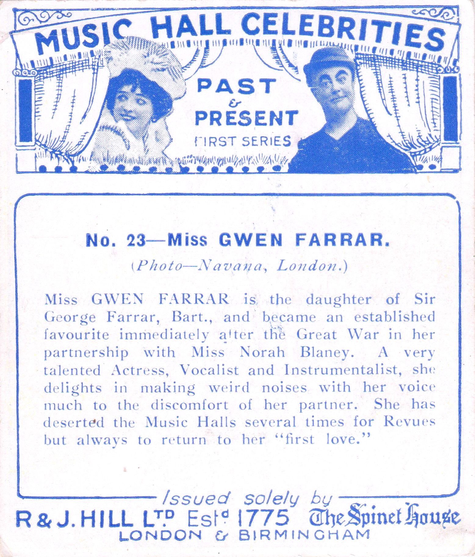 Miss GWEN FARRAR