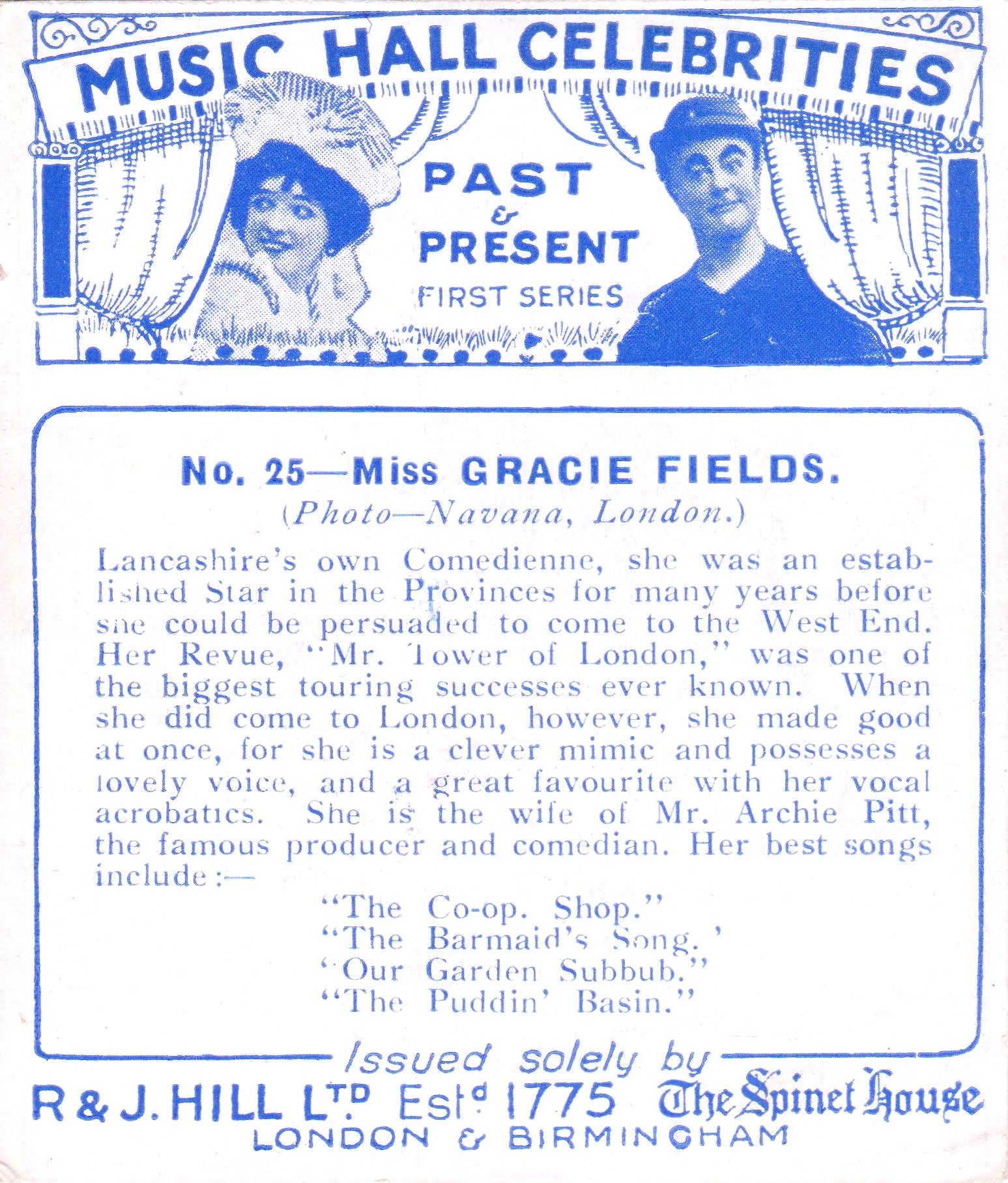 Miss GRACIE FIELDS