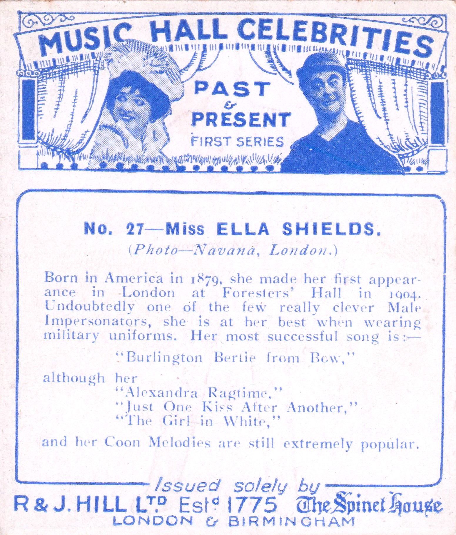 Miss ELLA SHIELDS