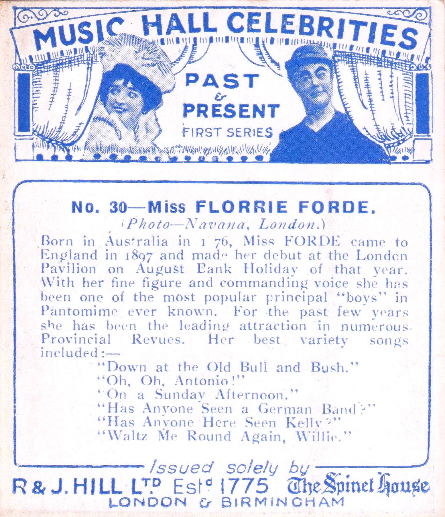 Miss FLORRIE FORDE