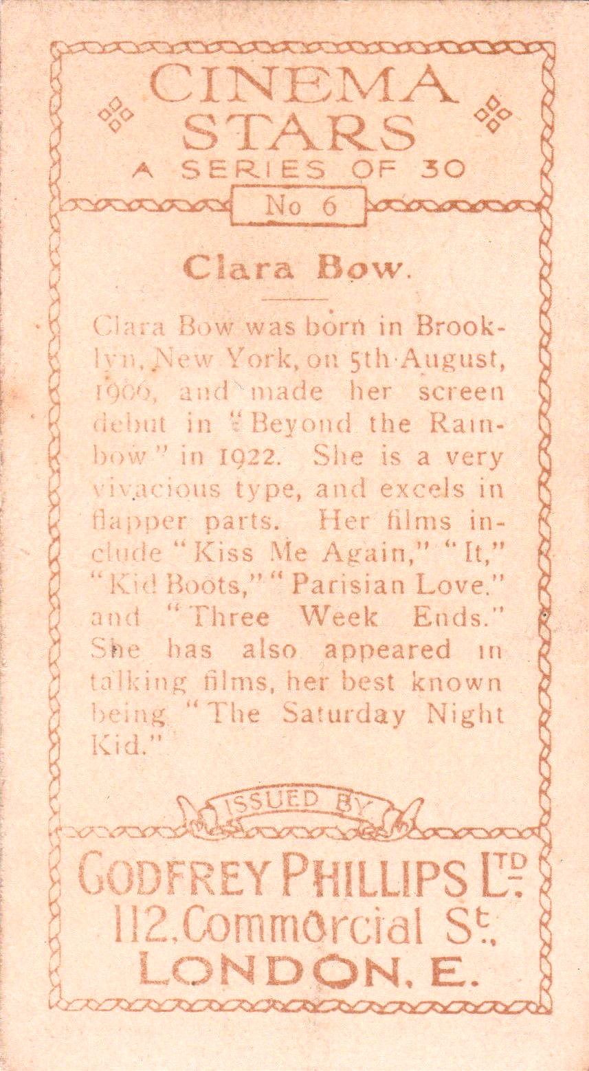 CLARA BOW