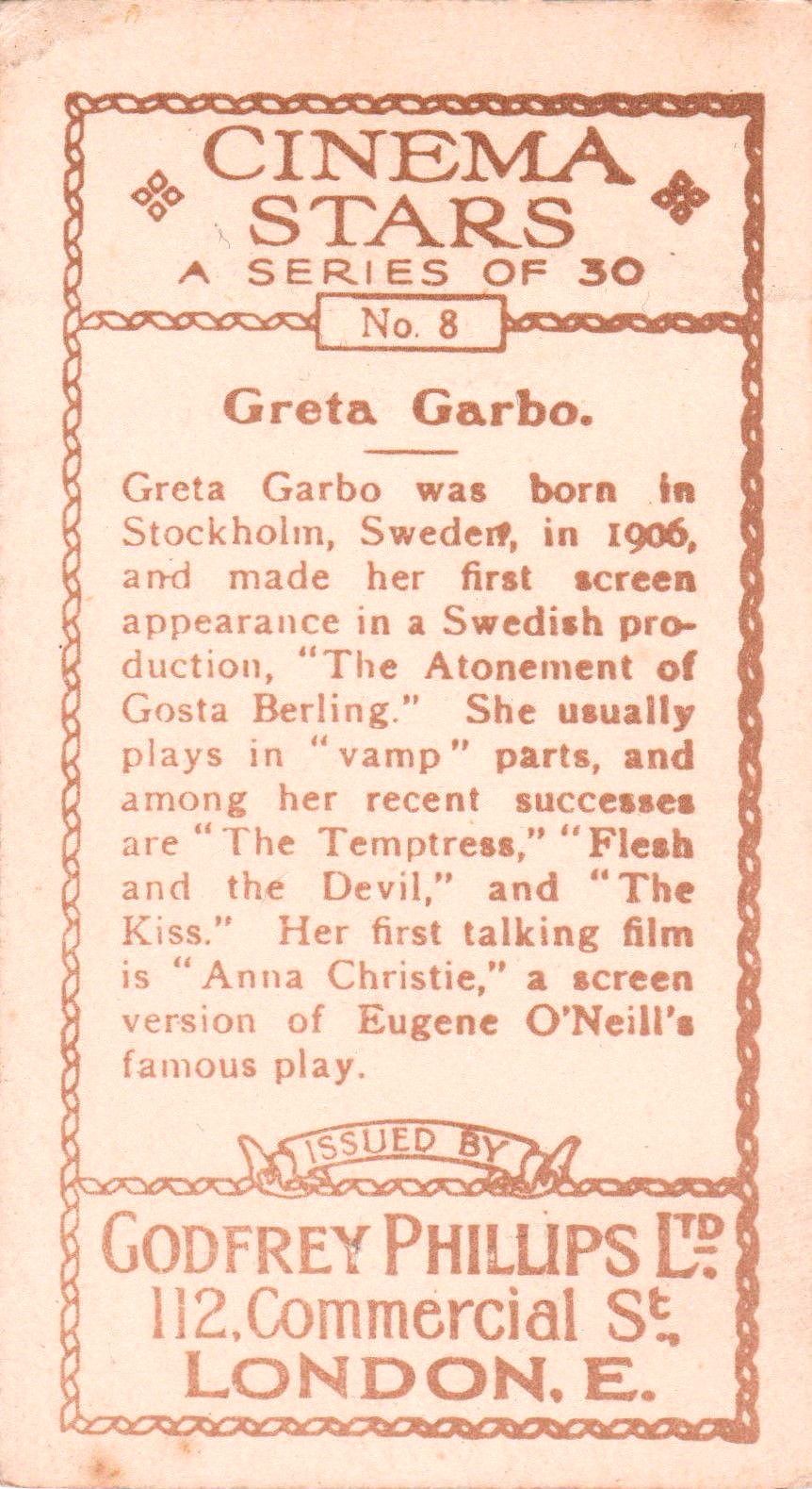 GRETA GARBO