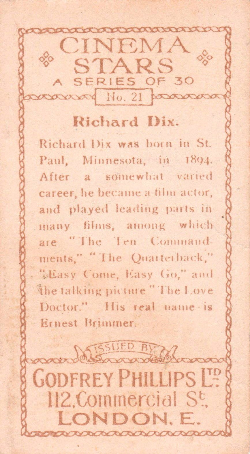 RICHARD DIX