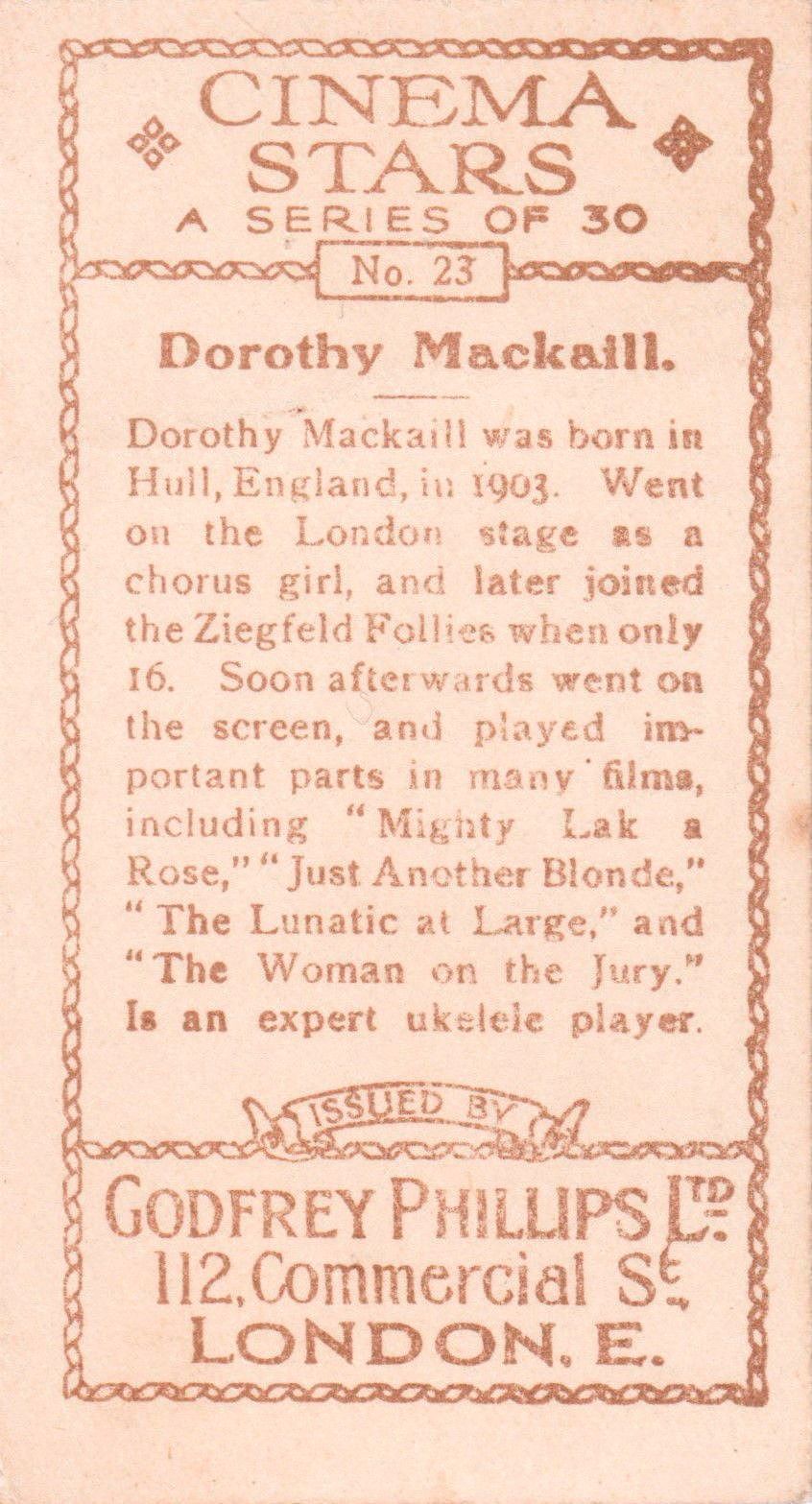 DOROTHY MACKAILL
