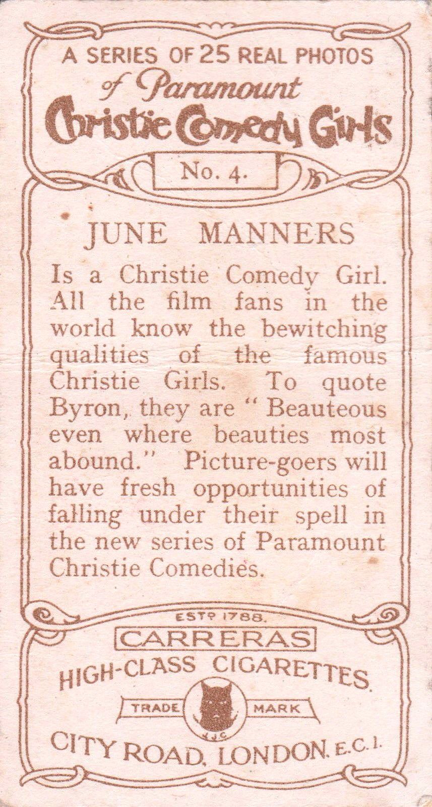 JUNE MANNERS