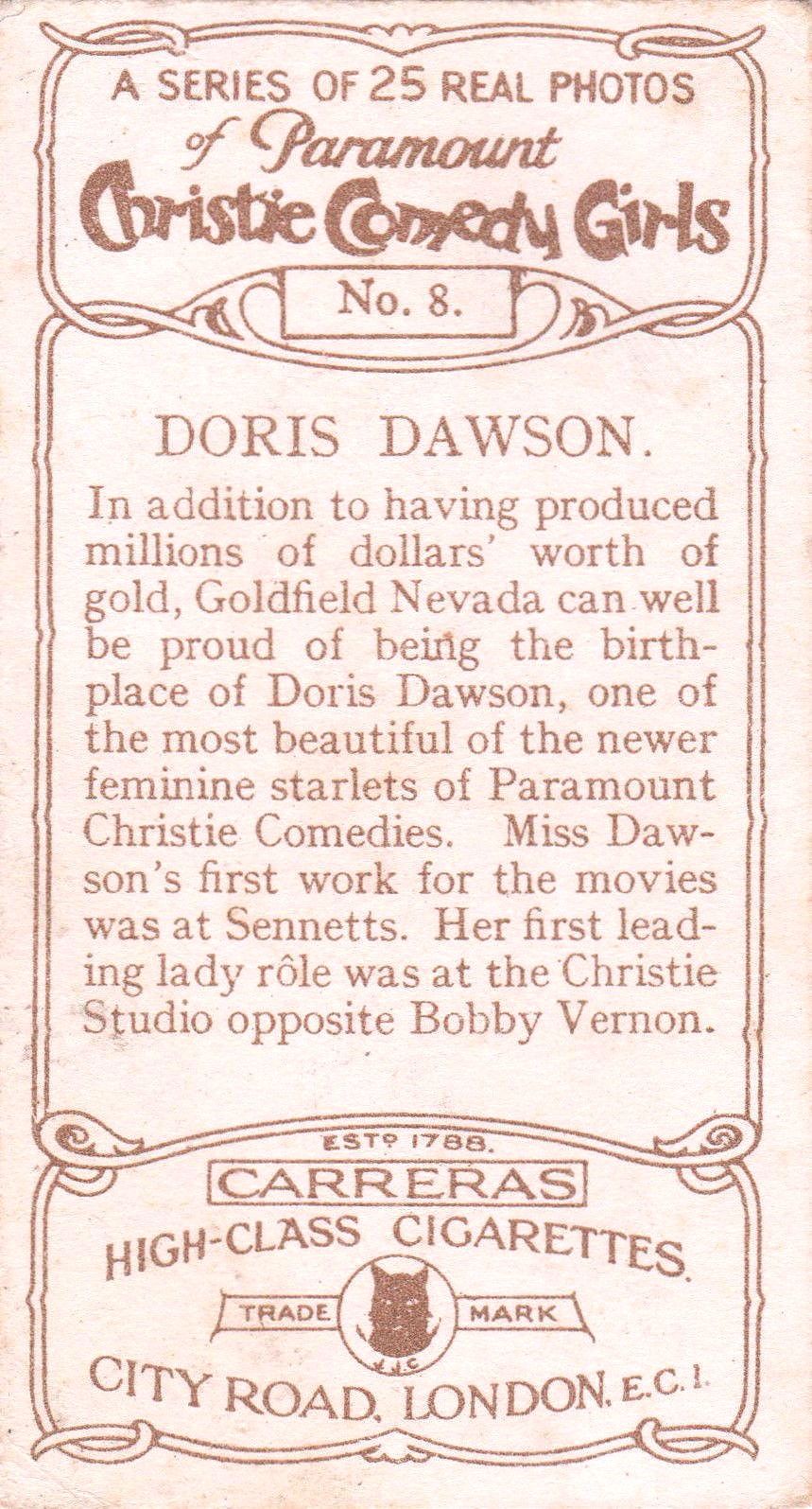 DORIS DAWSON