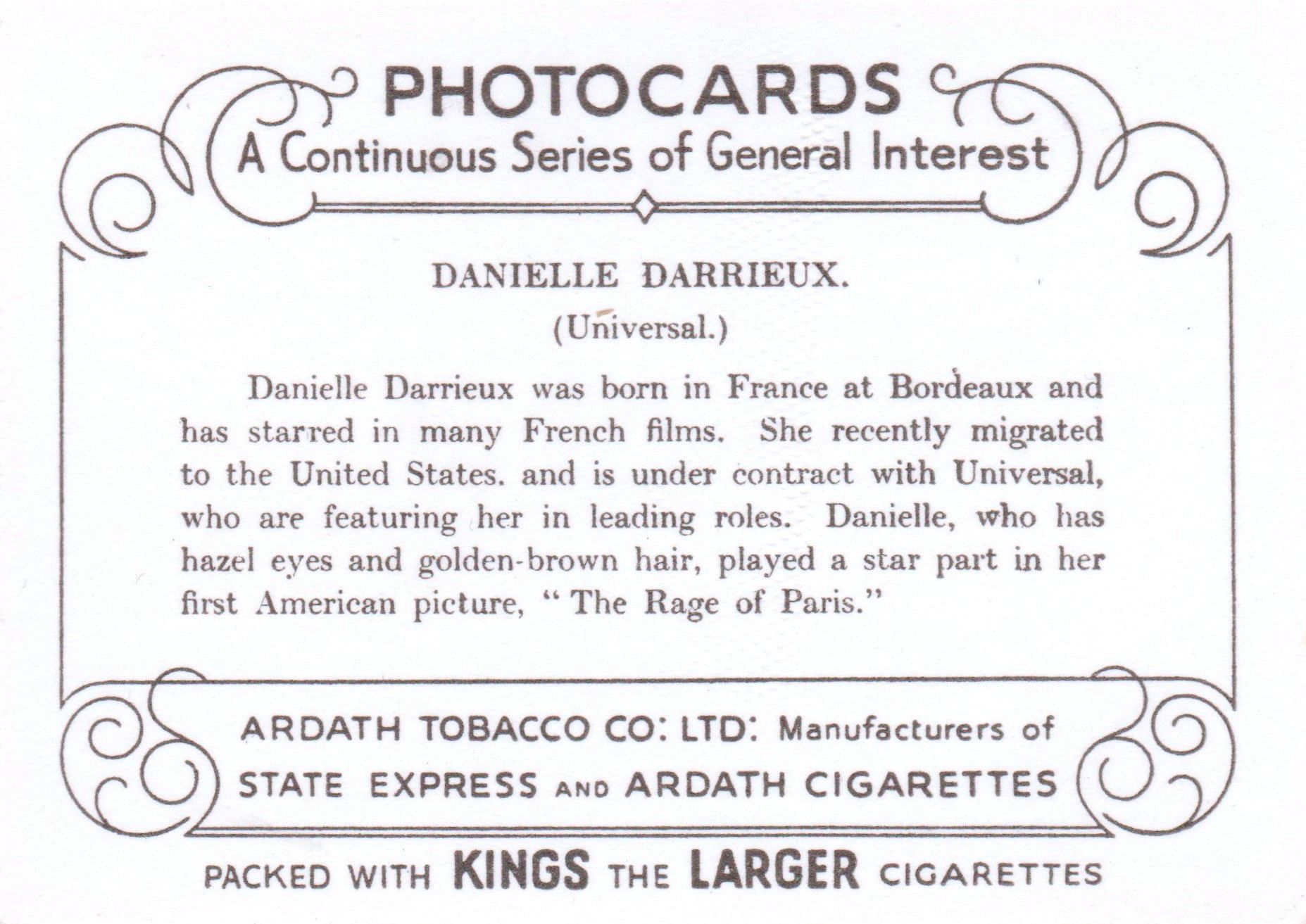 DANIELLE DARRIEUX