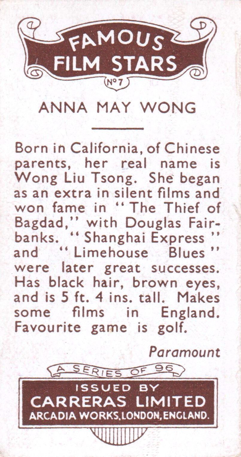 ANNA MAY WONG