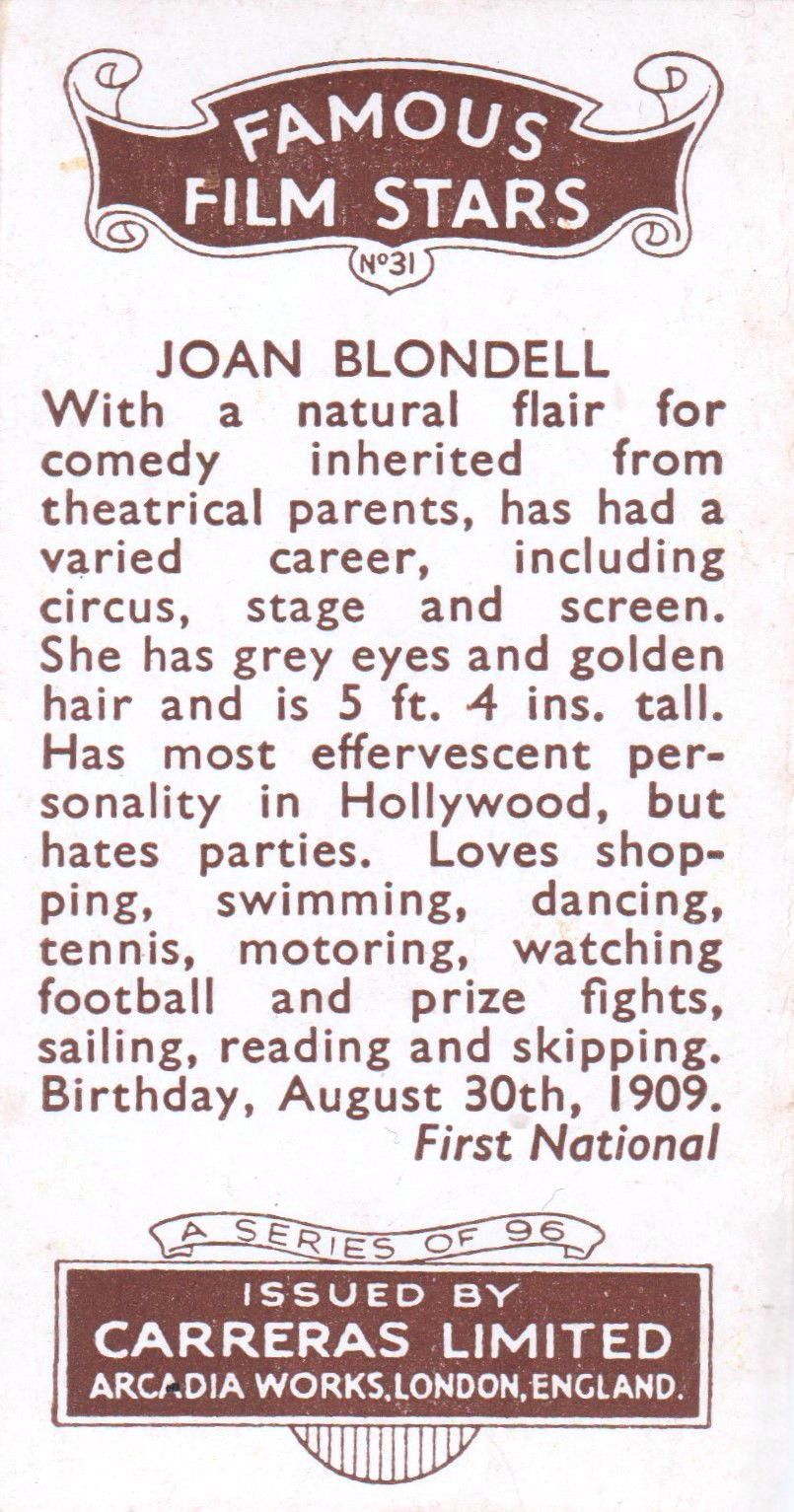 JOAN BLONDELL