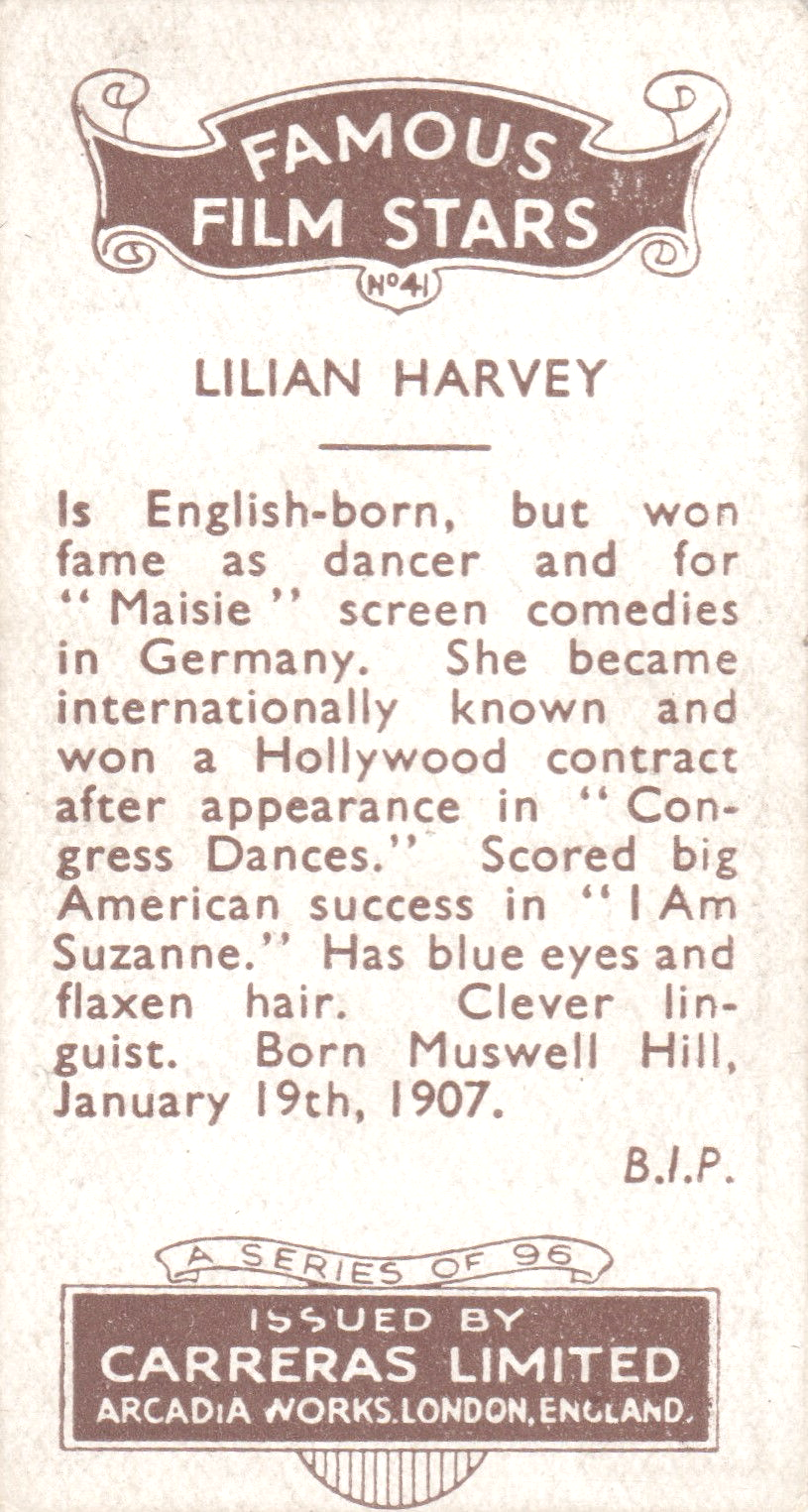 LILIAN HARVEY