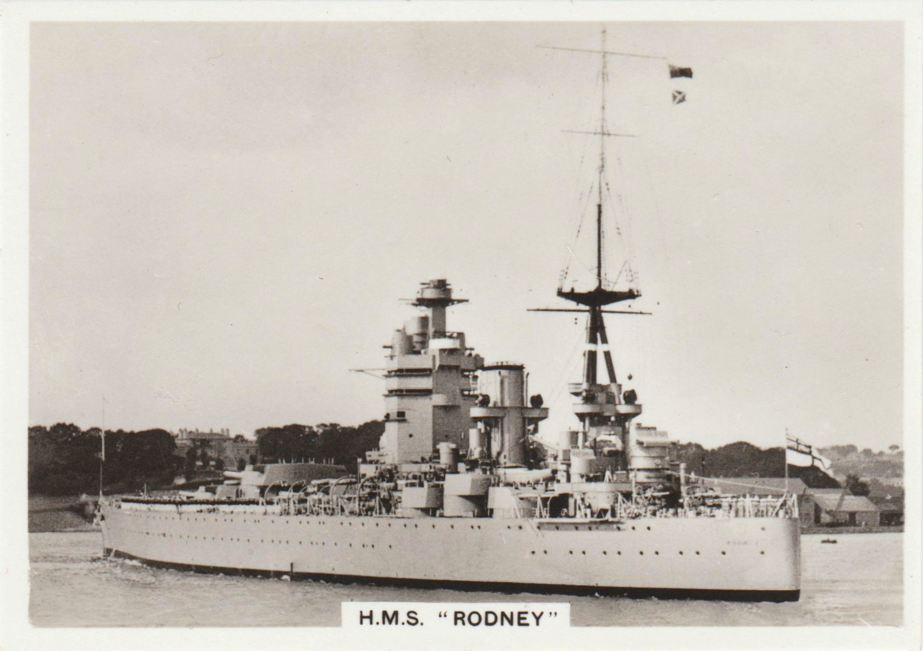 H.M.S. "RODNEY"