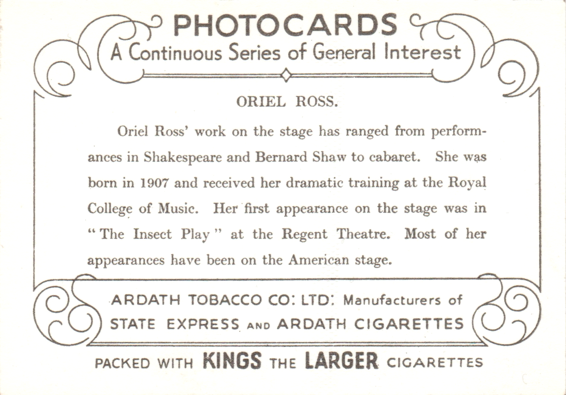 ORIEL ROSS