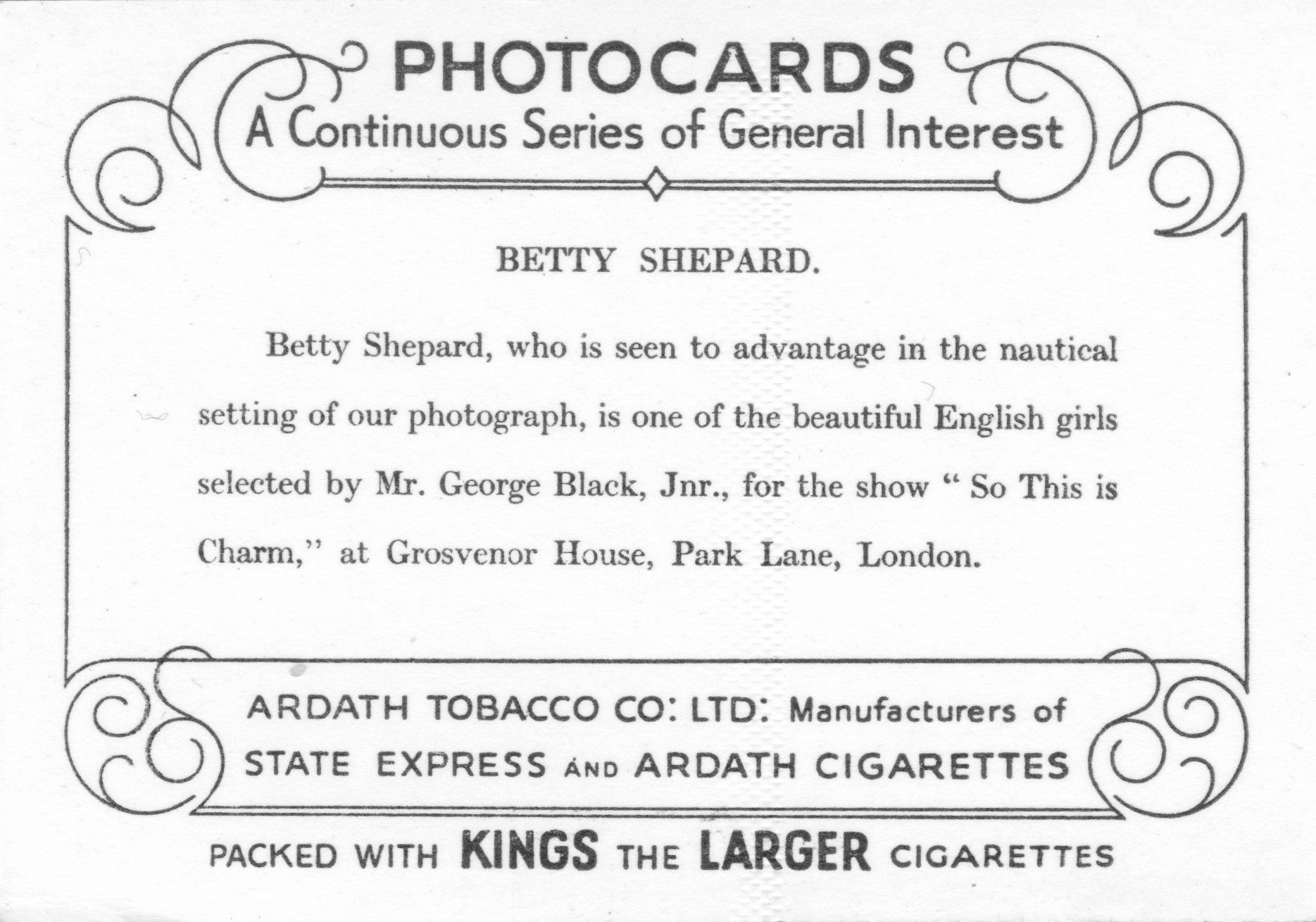 BETTY SHEPARD