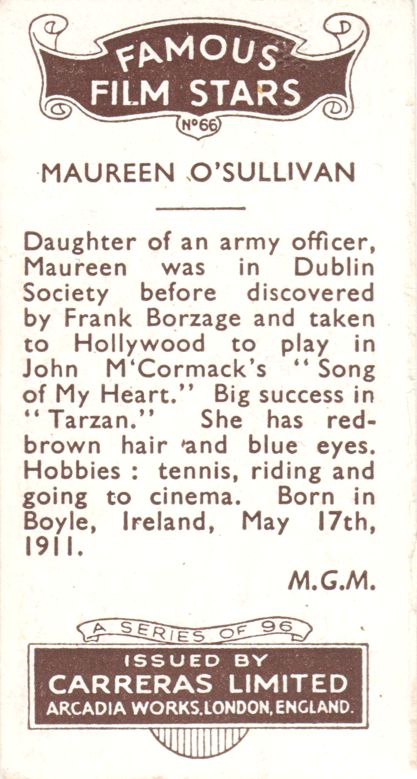 MAUREEN O'SULLIVAN
