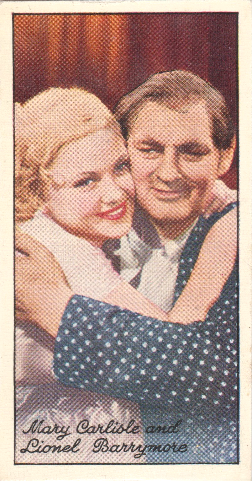 MARY CARLISLE AND LIONEL BARRYMORE