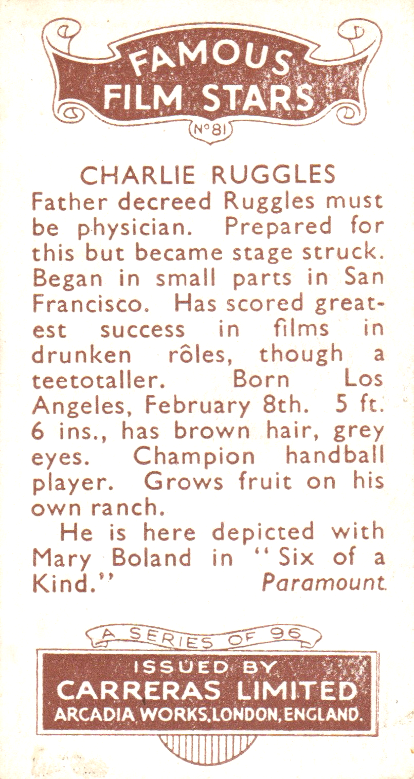 MARY BOLAND AND CHARLIE RUGGLES