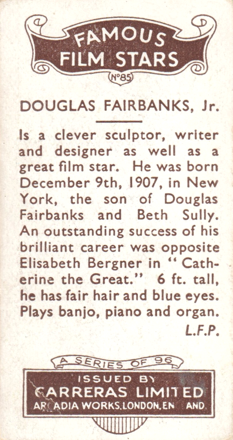 DOUGLAS FAIRBANKS JR.