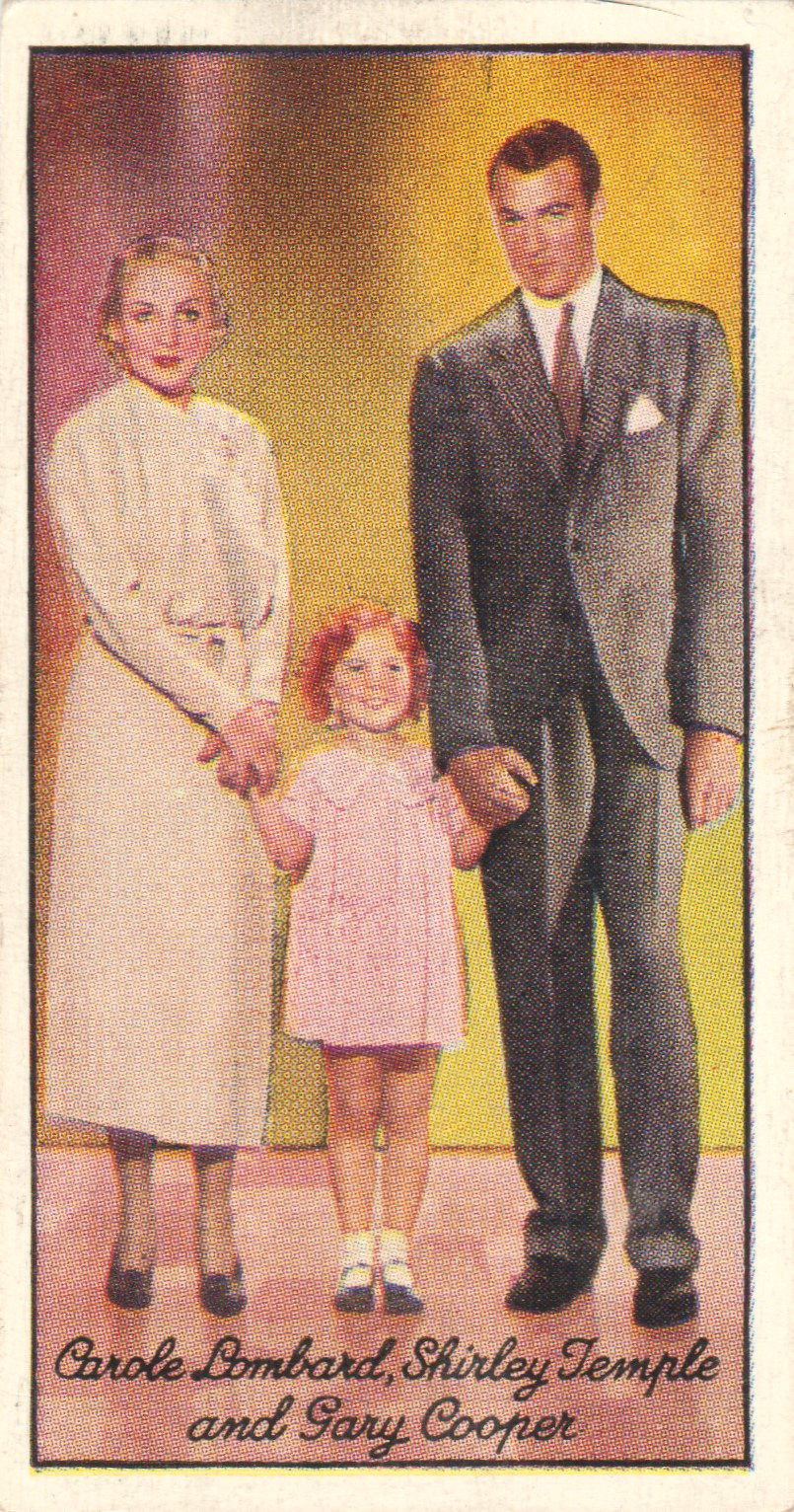CAROLE LOMBARD, SHIRLEY TEMPLE AND GARY COOPER