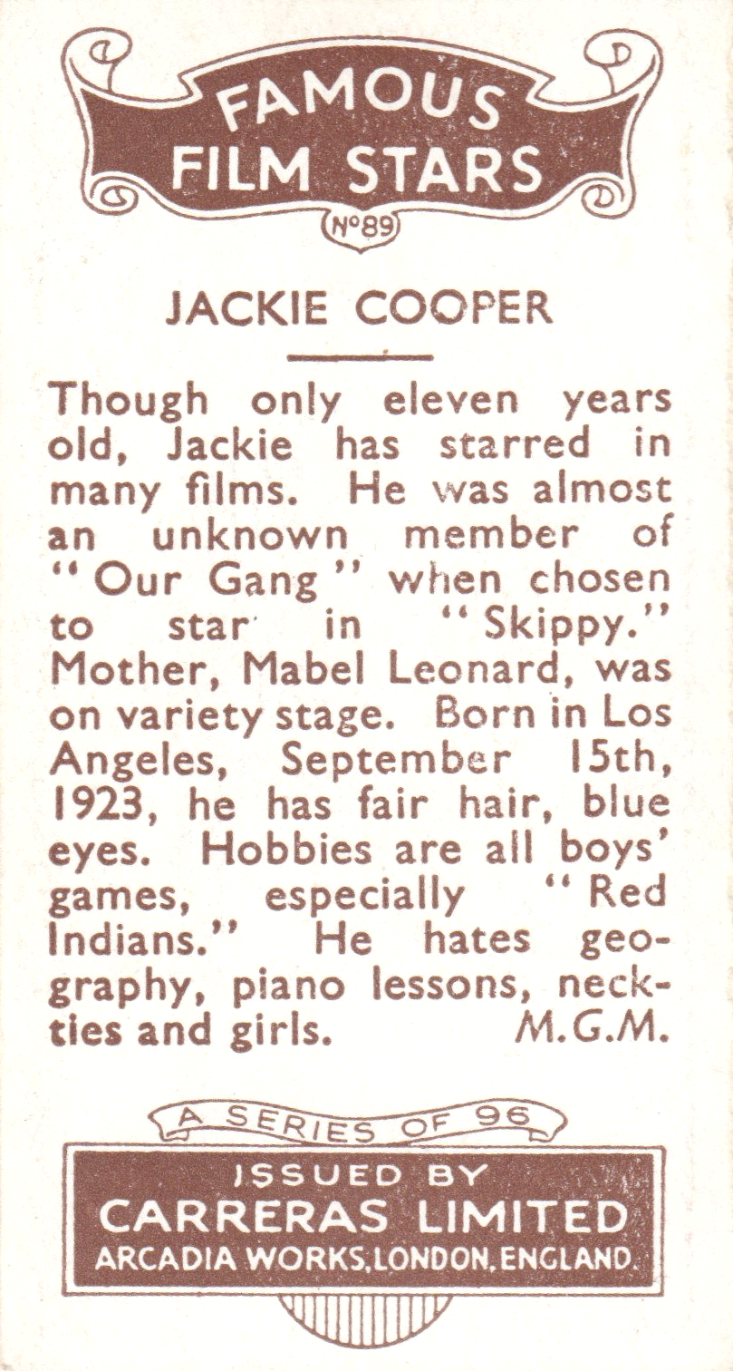 JACKIE COOPER