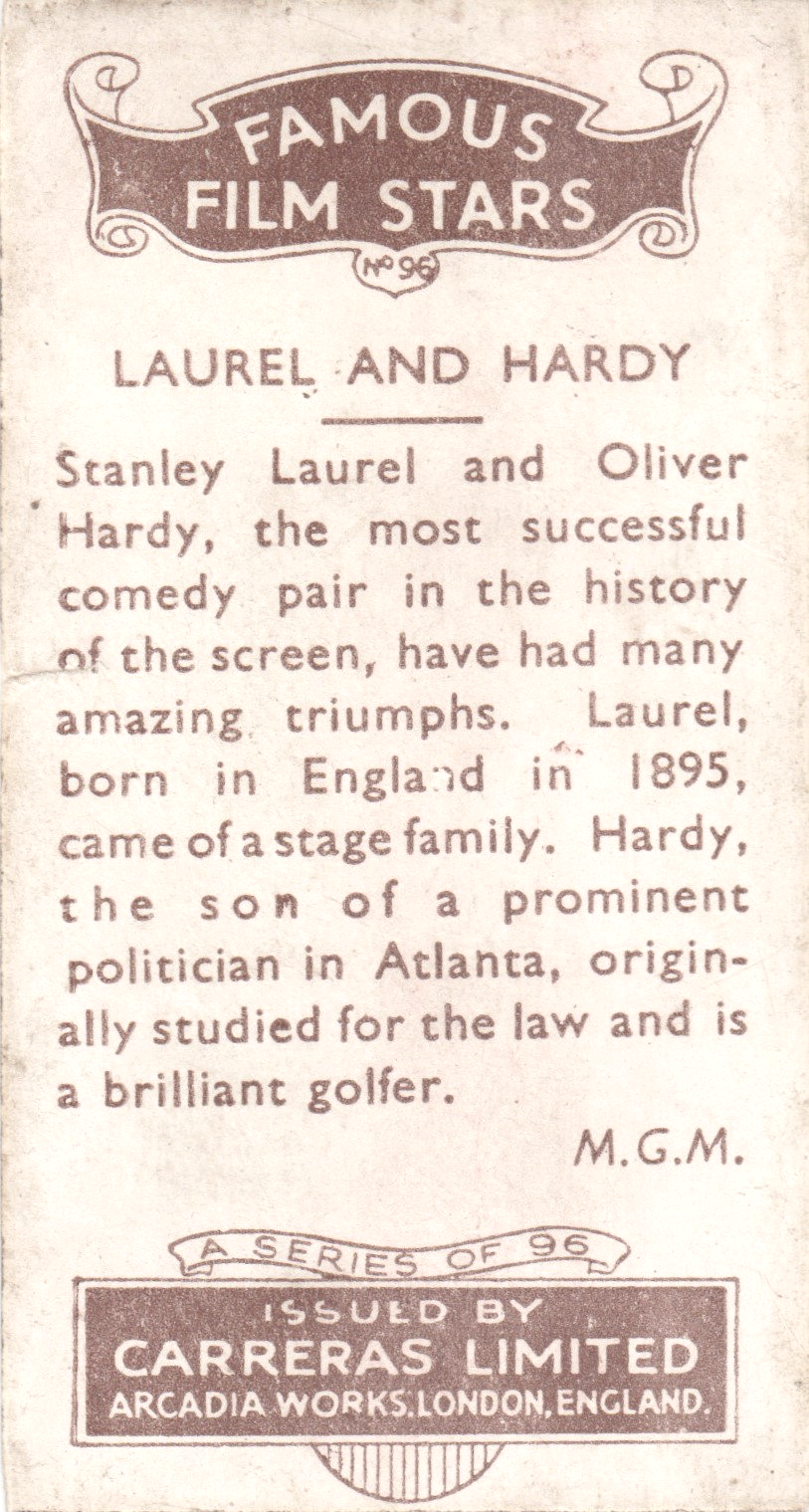 LAUREL AND HARDY