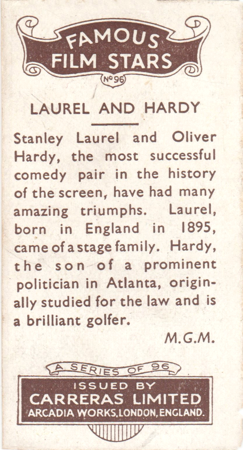 LAUREL AND HARDY