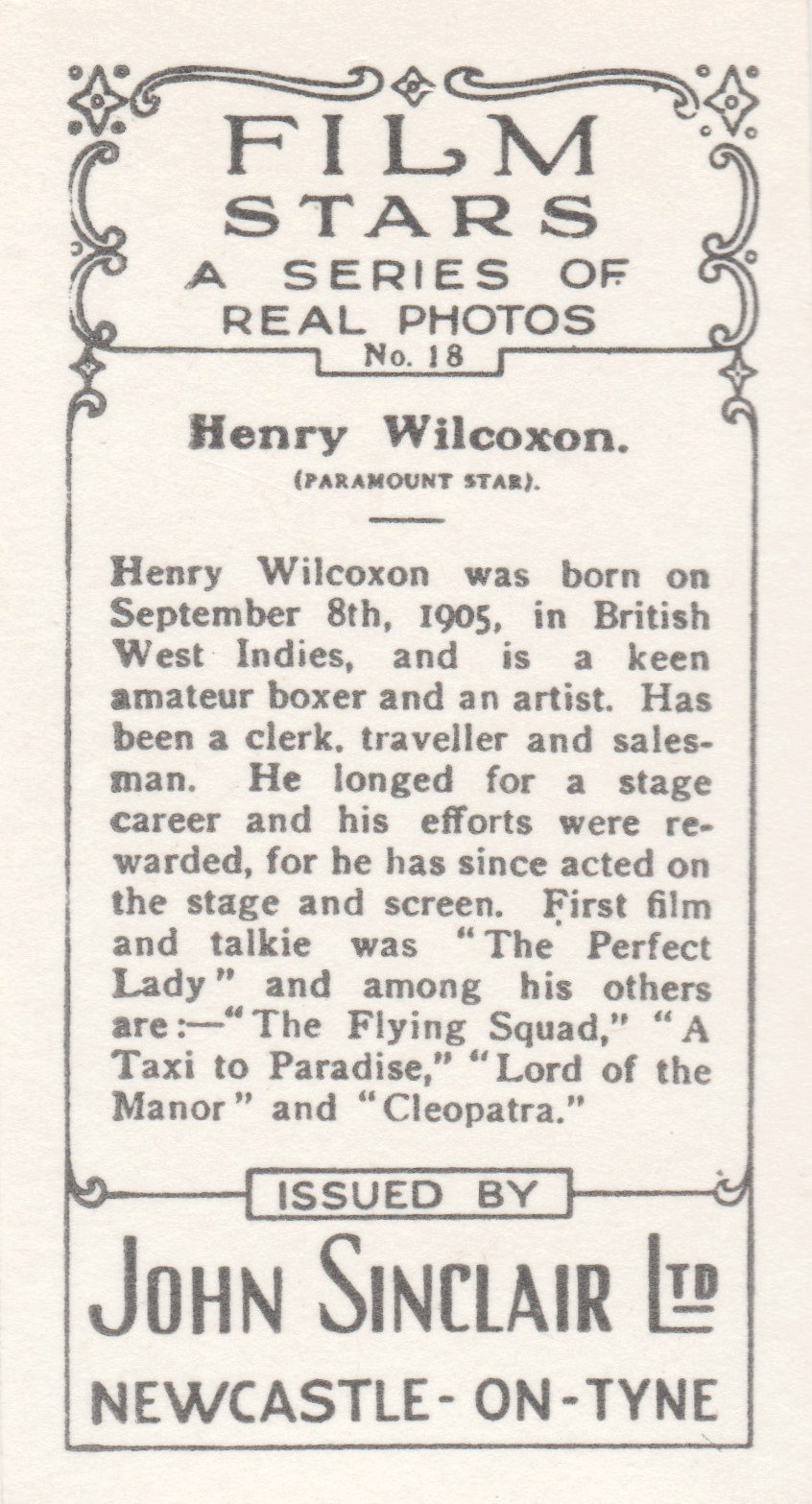 HENRY WILCOXON