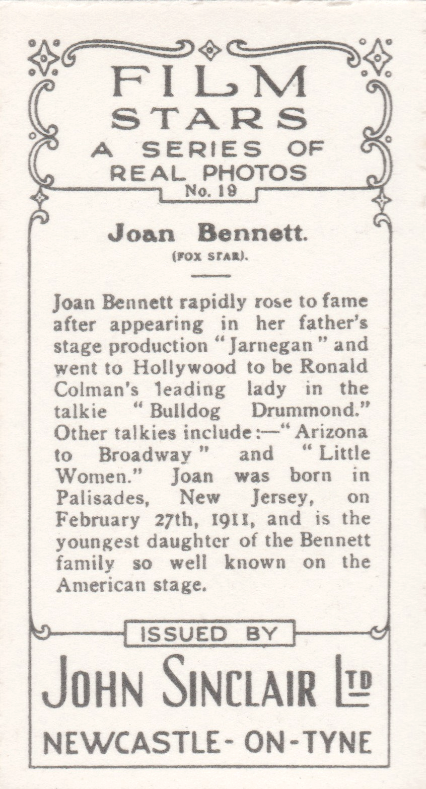 JOAN BENNETT