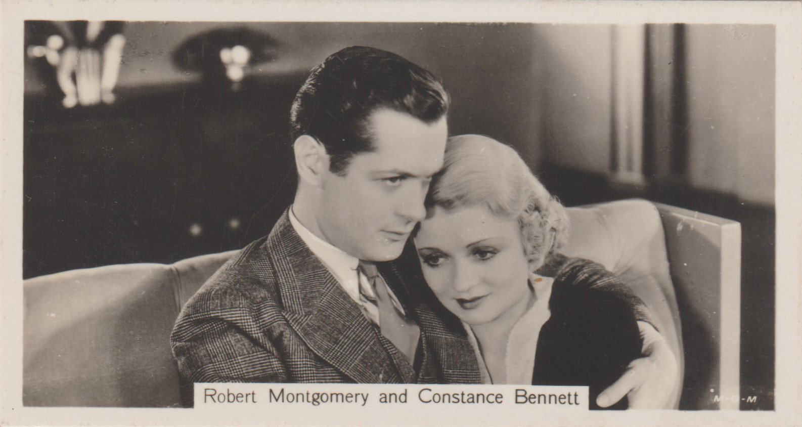 ROBERT MONTGOMERY AND CONSTANCE BENNETT