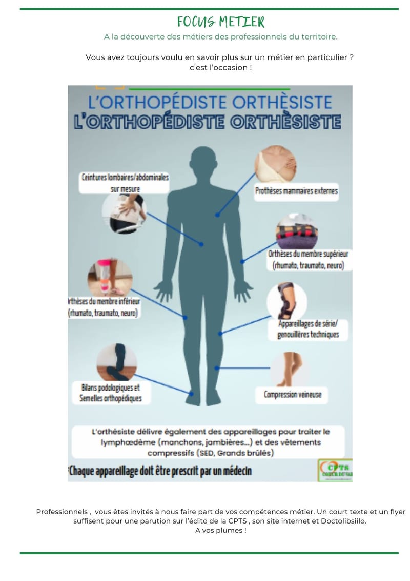 Orthopédiste Orthésiste