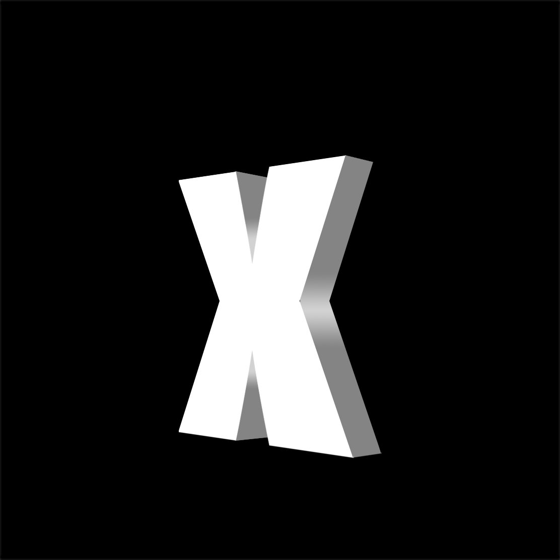 X-verstärkte Struktur