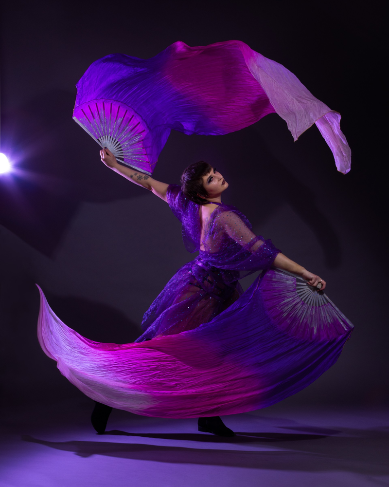 Silk Fans- with Pandora carnage