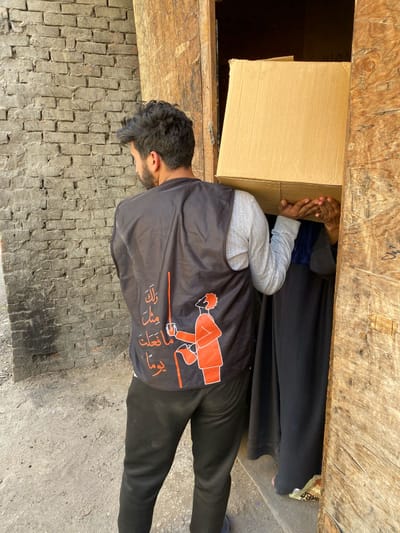 توزيع كراتين مواد غذائية خلال شهر رمضان 2025