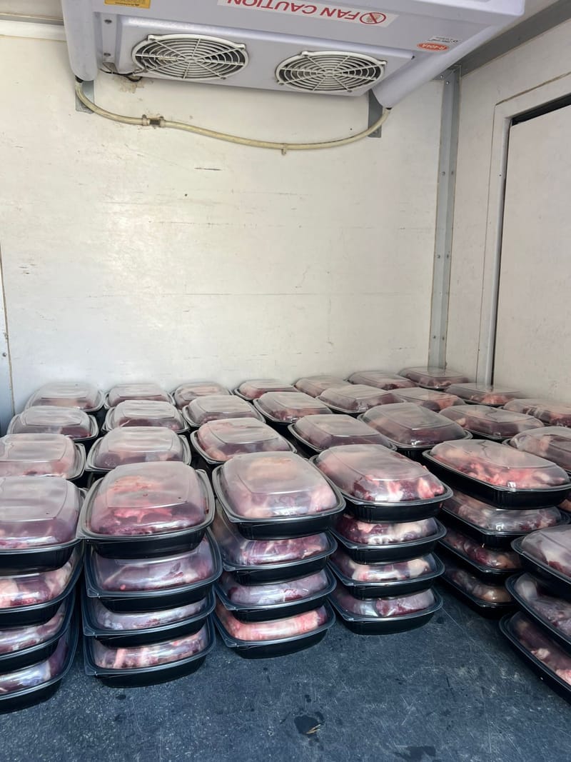 ذبح وإطعام بالتعاون مع الجمعيات الأهلية