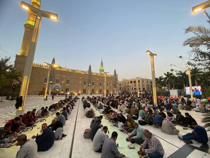 إطعام المولد النبوى الشريف بالجامع الأزهر