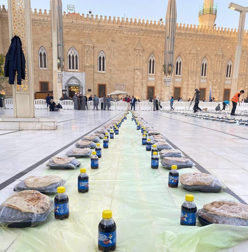 إطعام المولد النبوى الشريف بالجامع الأزهر