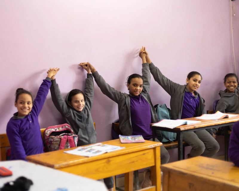 التعاون المشترك لبناء مدرسة المجتمع - مؤسسة اسطبل عنتر