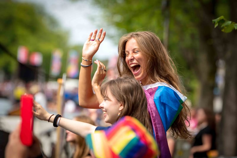 WAVE7 Creatives at the 2024 Amsterdam Pride Canal Parade