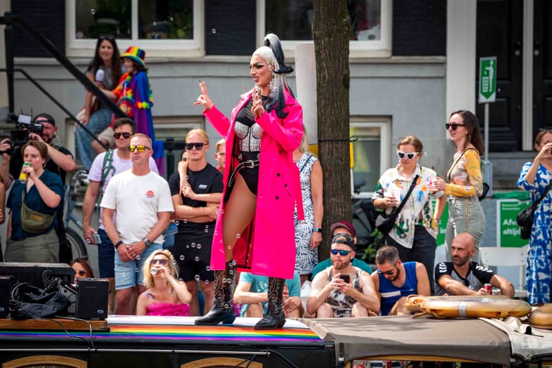 WAVE7 Creatives at the 2024 Amsterdam Pride Canal Parade