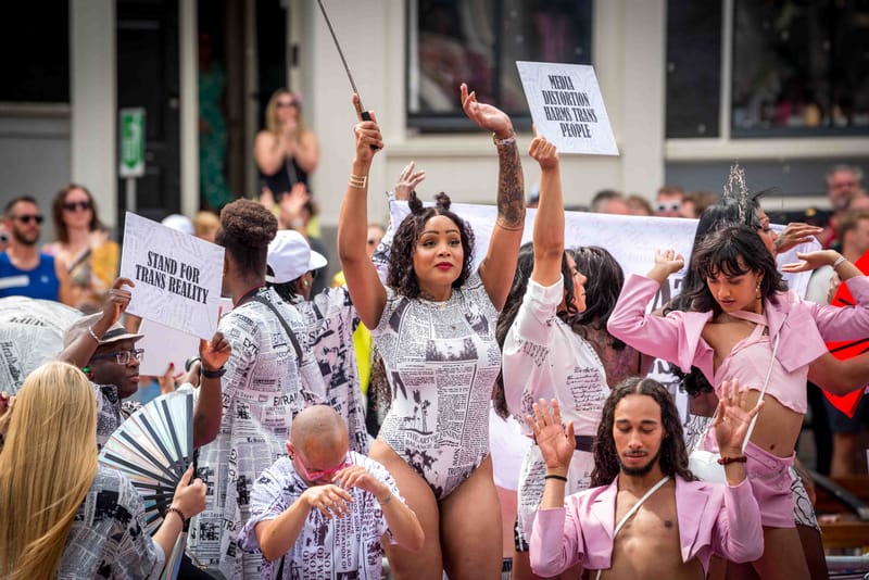 WAVE7 Creatives at the 2024 Amsterdam Pride Canal Parade