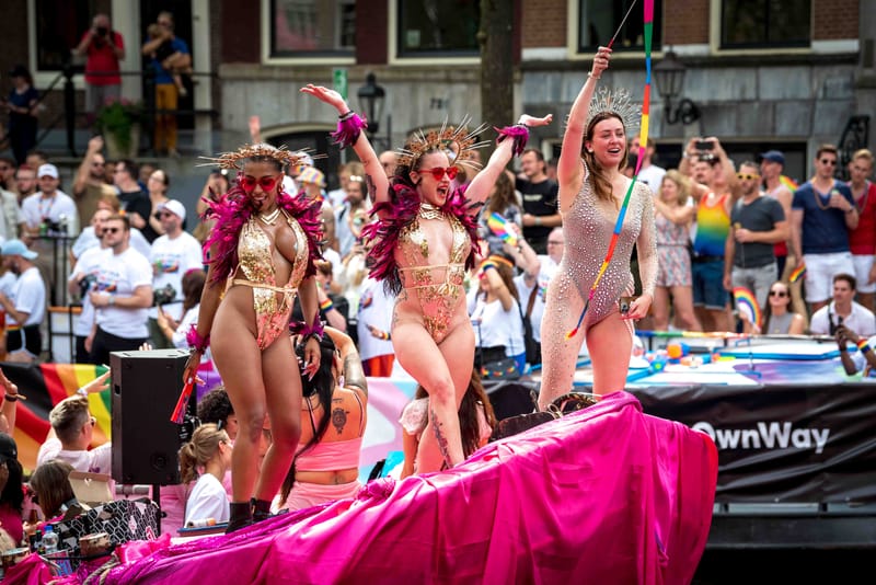 WAVE7 Creatives at the 2024 Amsterdam Pride Canal Parade
