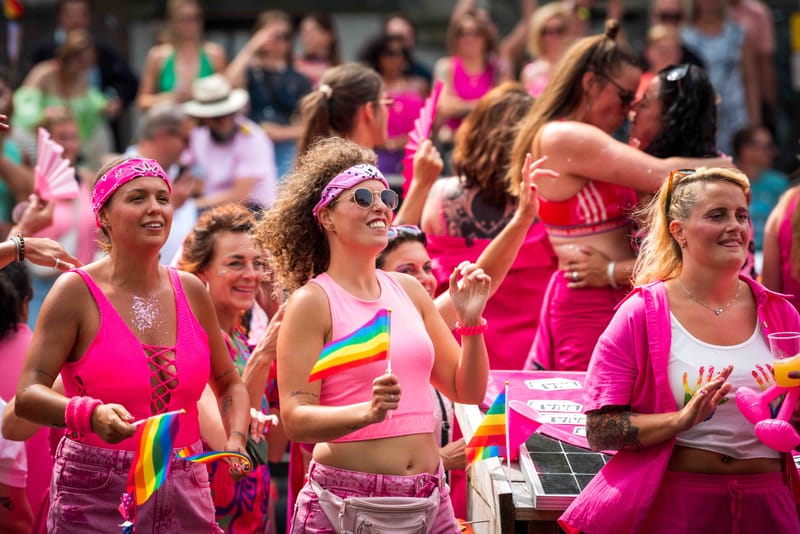 WAVE7 Creatives at the 2024 Amsterdam Pride Canal Parade