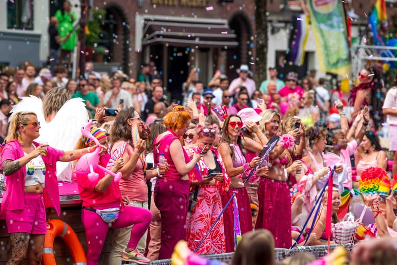 WAVE7 Creatives at the 2024 Amsterdam Pride Canal Parade