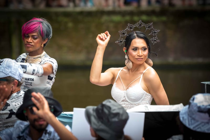 WAVE7 Creatives at the 2024 Amsterdam Pride Canal Parade