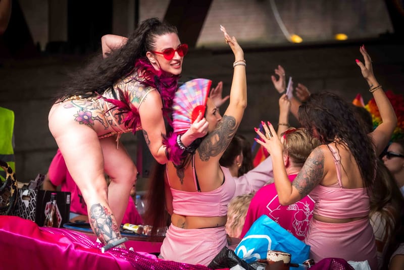 WAVE7 Creatives at the 2024 Amsterdam Pride Canal Parade