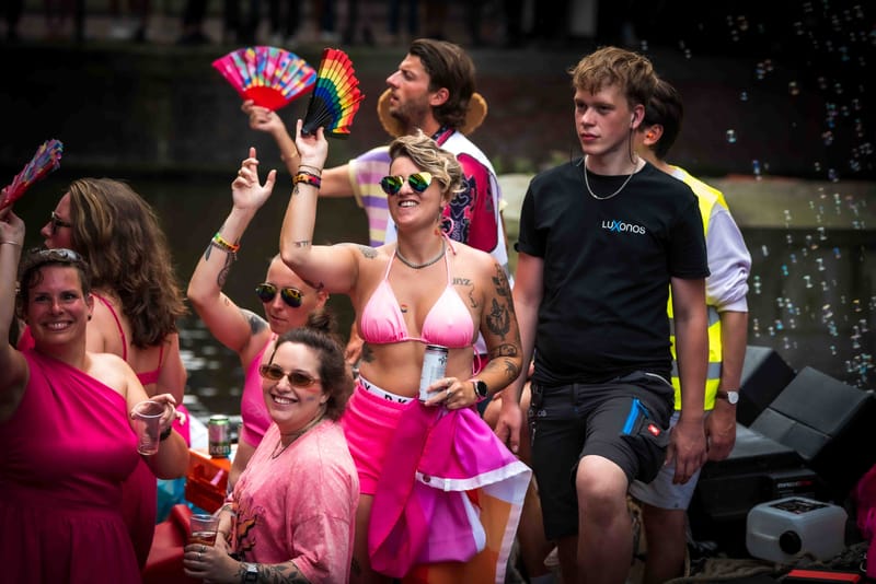 WAVE7 Creatives at the 2024 Amsterdam Pride Canal Parade
