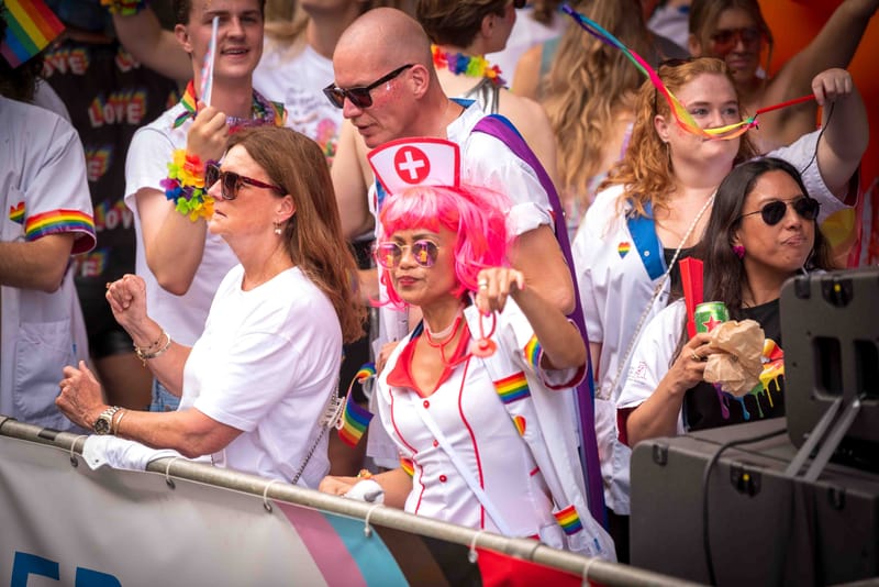 WAVE7 Creatives at the 2024 Amsterdam Pride Canal Parade