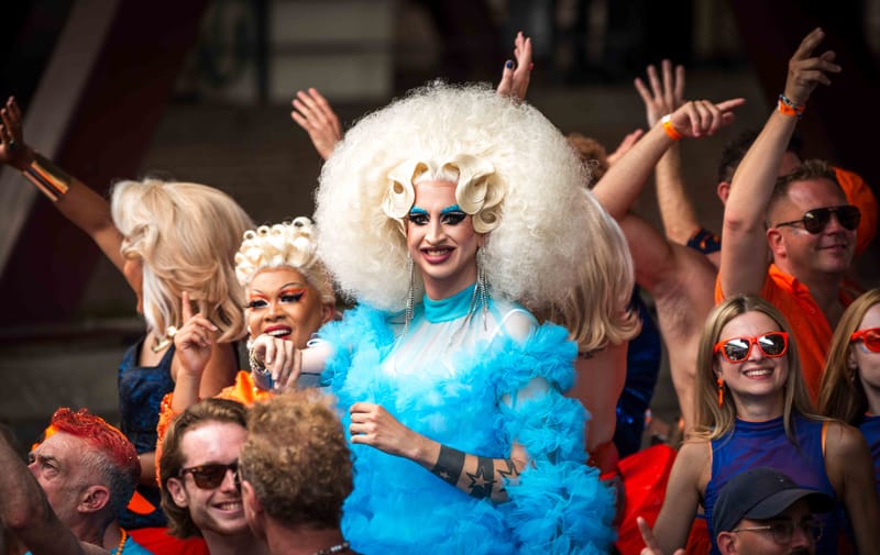 WAVE7 Creatives at the 2024 Amsterdam Pride Canal Parade