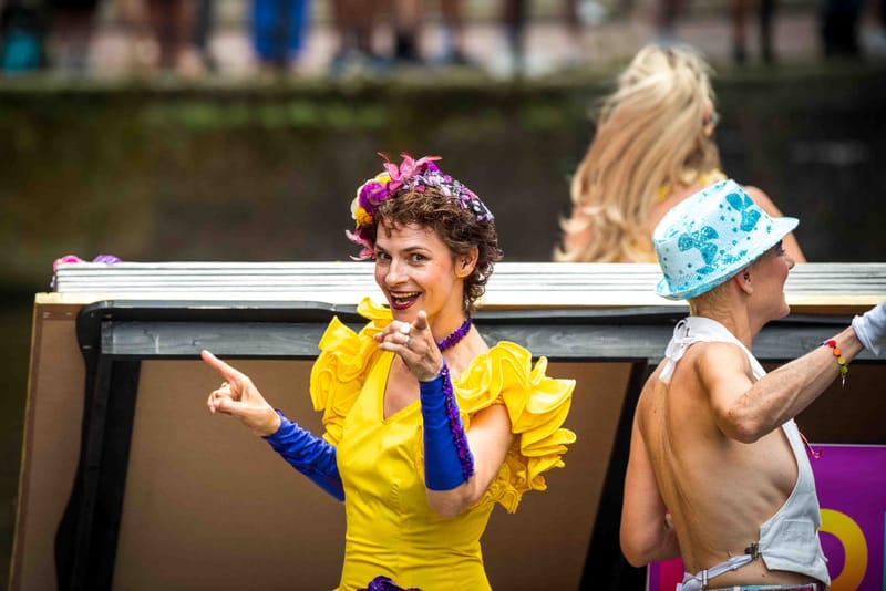 WAVE7 Creatives at the 2024 Amsterdam Pride Canal Parade