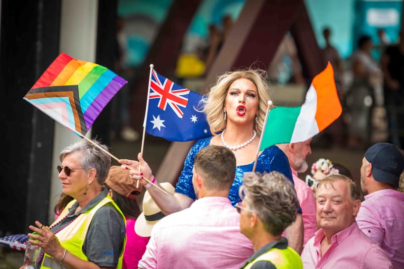 WAVE7 Creatives at the 2024 Amsterdam Pride Canal Parade