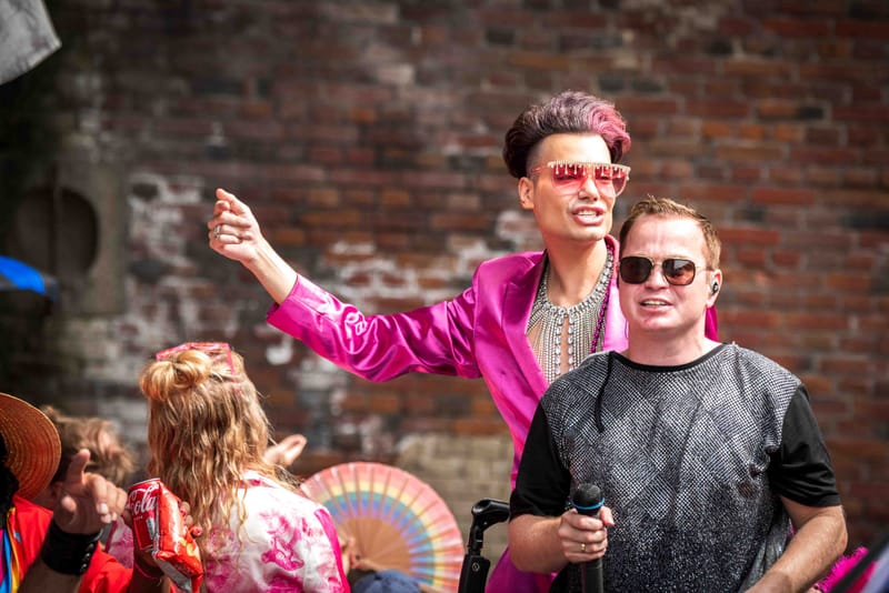 WAVE7 Creatives at the 2024 Amsterdam Pride Canal Parade